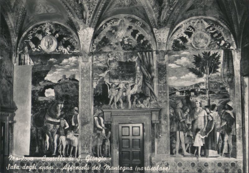 Mantegna Frescoes, Bridal Chamber, St. George's Castle, Mantua, Italy