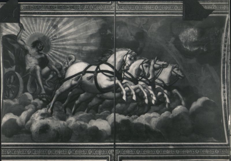 Mantova Ducal Palace, Mirrors Gallery, Apollo's Chariot Painting Italy