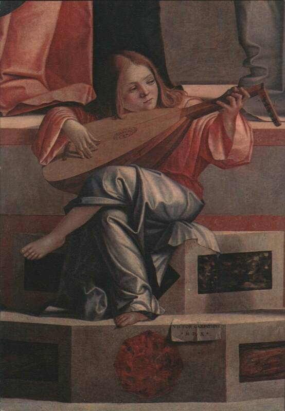 Young Lute Player, Vittore Carpaccio, Venice Venezia Italy