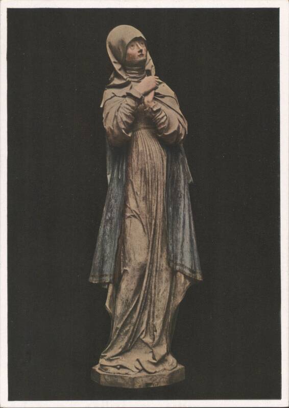 Nuremberg Madonna Wood Sculpture, Germanisches Museum Germany