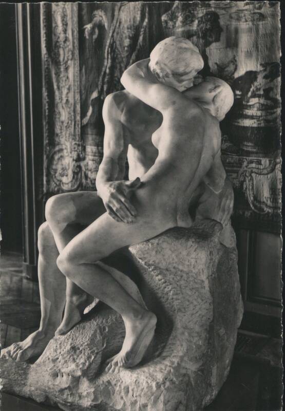 Rodin's The Kiss Sculpture, Musée Rodin, Paris France