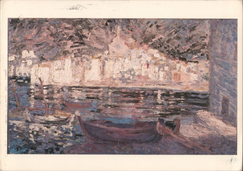Salvador Dalí, View of Cadaques from Playa Poal, 1920 Cadaqués Spain