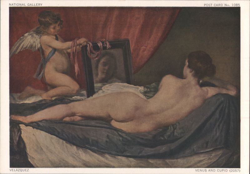 Venus and Cupid by Velázquez, National Gallery Risque & Nude