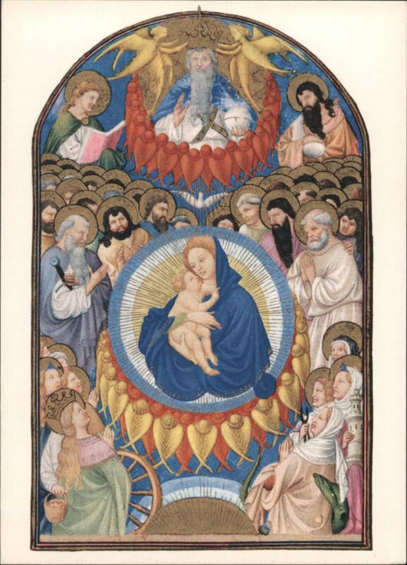 The Court of Heaven, Illumination from Belles Heures of Jean de France