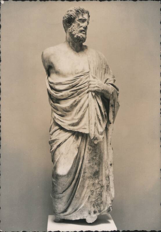 Classical Statue of Hippocrates, Kos Museum Greece