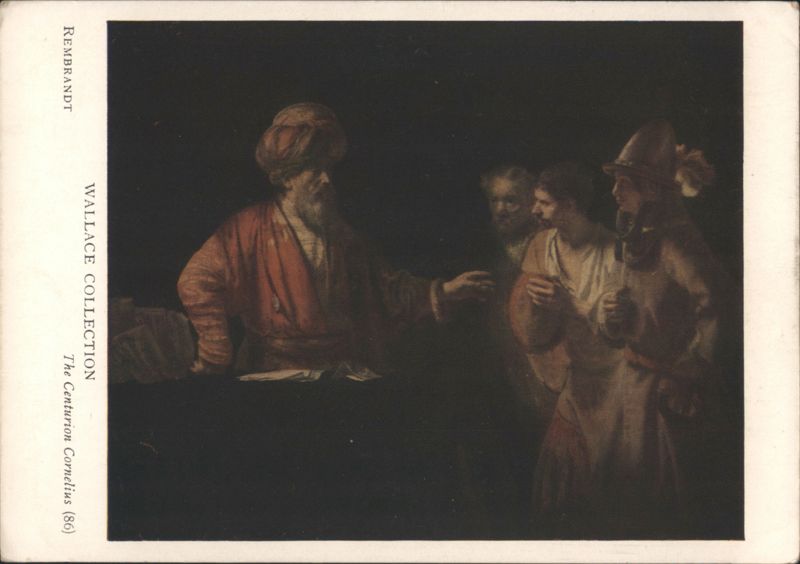 Rembrandt: The Centurion Cornelius, Wallace Collection Art Reproduction