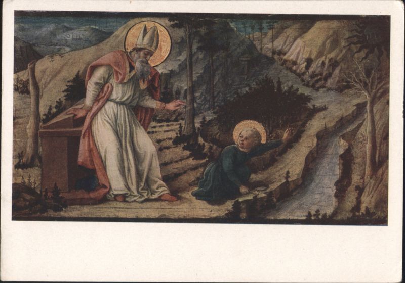 Fra Filippo Lippi's Vision of Blessed Augustine Painting