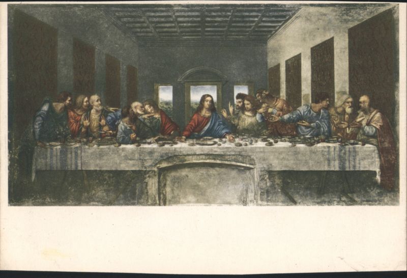 Leonardo da Vinci's The Last Supper, Santa Maria delle Grazie Milano Italy