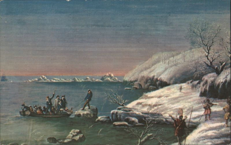 Landing of the Pilgrims at Plymouth, Massachusetts in 1620