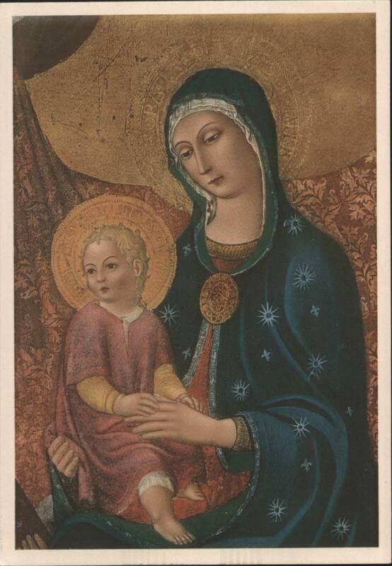 Madonna and Child by Sano di Pietro, Royal Academy Siena Italy