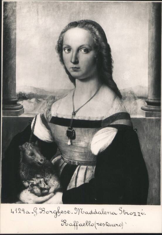 Maddalena Strozzi by Raphael, Borghese Gallery, Rome Italy