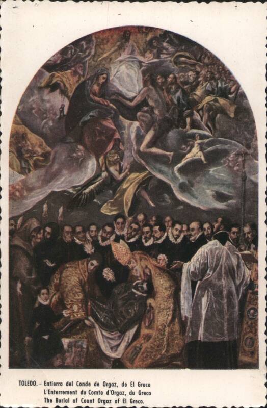The Burial of Count Orgaz by El Greco, Toledo Spain
