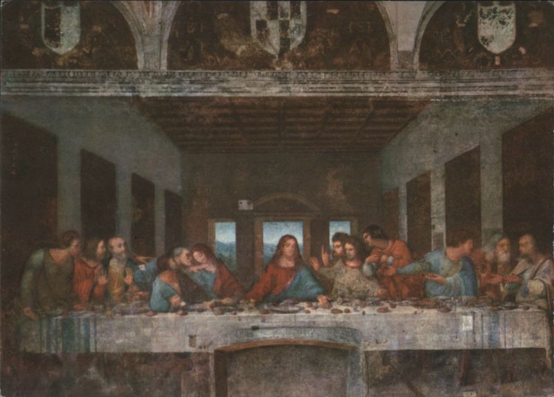 The Last Supper by Leonardo Da Vinci, Milan Italy