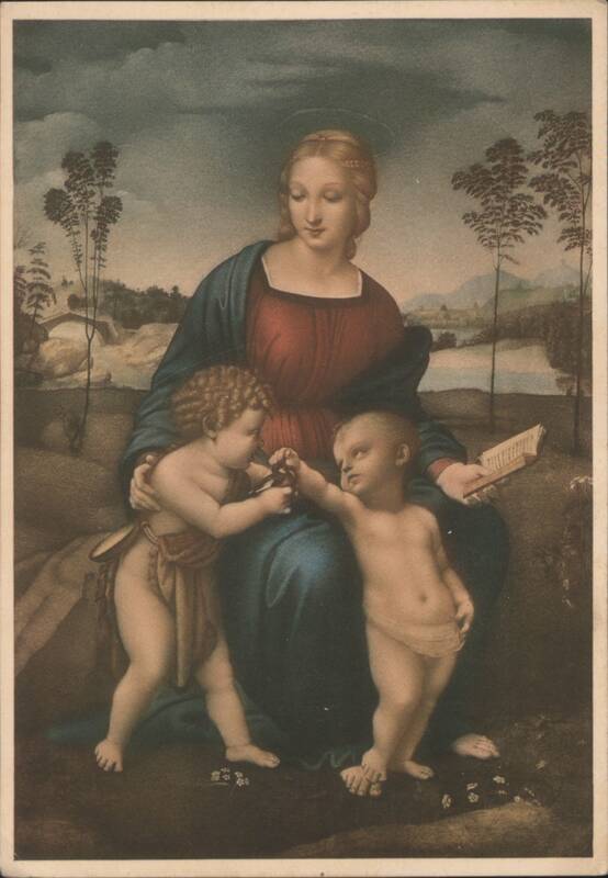 Madonna del Cardellino, Raphael's Virgin Mary, Infant Jesus & St. John