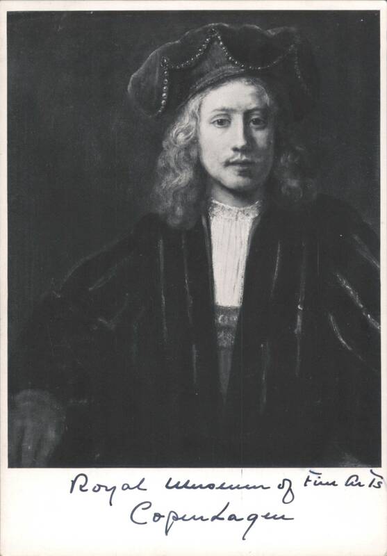Rembrandt's Portrait of a Man, Royal Museum of Fine Arts, Copenhagen Denmark