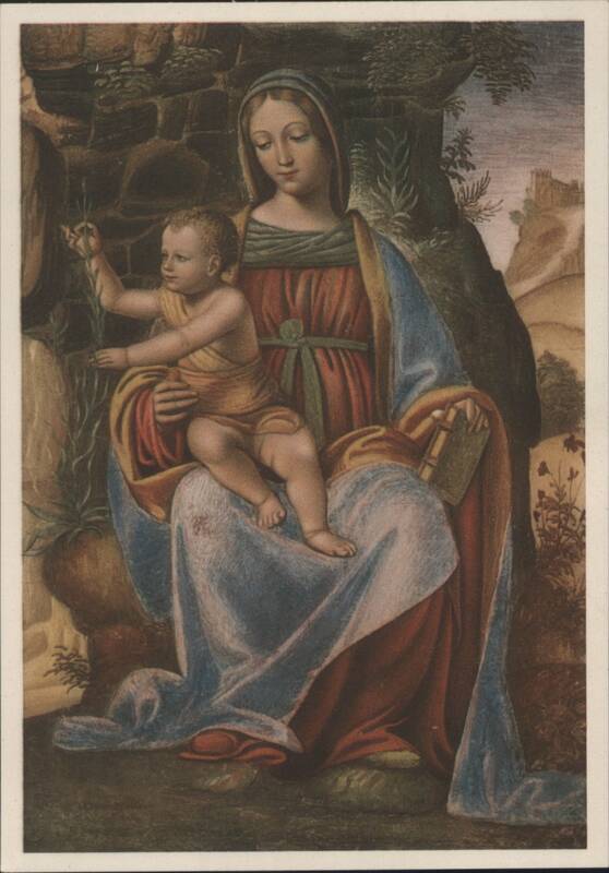 The Virgin with the Child by B. Luini, Certosa di Pavia