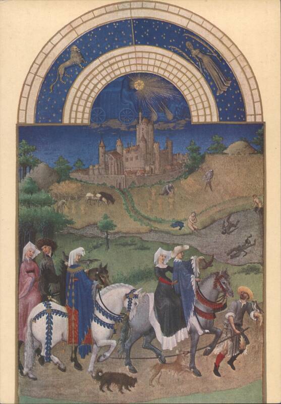 Les Très Riches Heures du duc de Berry - August Falcon Hunt