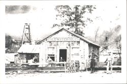 Cold Water Oil Company, Wildcat Hollow, 1860s Postcard