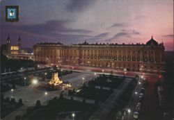 Plaza de Oriente and Royal Palace, Madrid Postcard