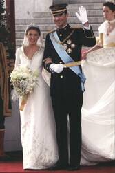 HRH the Prince and HRH the Princess of Asturias Wedding Postcard