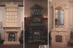 Swedish Tile Stoves (Kakelugnar) at Turnblad Mansion Postcard
