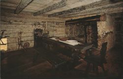 Morton Homestead Interior, Prospect Park, PA Postcard