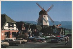 Alisal Windmill, Danish Style Buildings Postcard