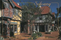 Solvang Danish Capital of America Postcard