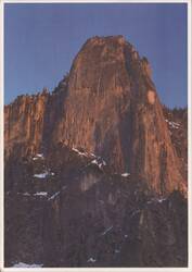 Sunset on Sentinel Rock, Yosemite Postcard