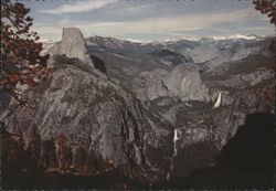 High Sierra from Glacier Point, Half Dome, Yosemite Postcard