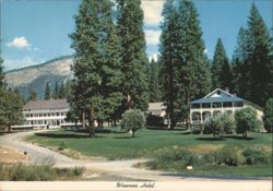 Wawona Hotel, Yosemite National Park, CA - Golf, Riding Postcard