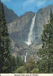 Yosemite Falls, from the Meadows Postcard