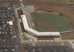 Joe W. Davis Stadium Aerial View, Huntsville, AL Postcard