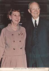 President and Mrs. Dwight D. Eisenhower Postcard