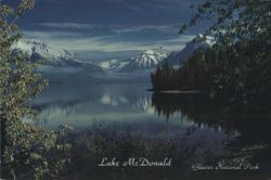 Lake McDonald, Glacier National Park Postcard
