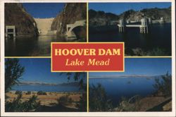 Hoover Dam and Lake Mead Postcard