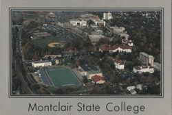 Montclair State College Aerial View Campus Postcard