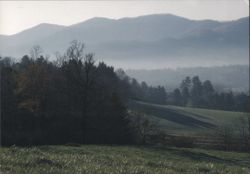 Morning view of Swannanoa Valley, Warren Wilson College Postcard