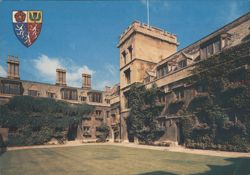 Pembroke College, Oxford Quad Postcard