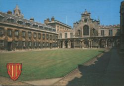 Peterhouse College Old Court, Cambridge Postcard