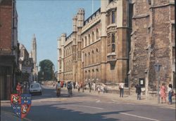 Corpus Christi College, Cambridge Street View Postcard
