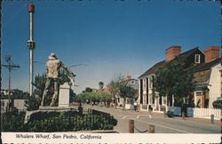 Whalers Wharf, San Pedro, California with Sky Tower Postcard