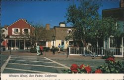 Whalers Wharf, San Pedro, California Postcard