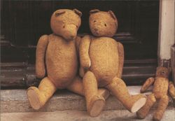 Mirja de Vries' The Teddies, Two Large and One Small Bear Postcard