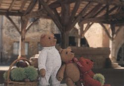 Teddie Bears on Holiday in France Postcard