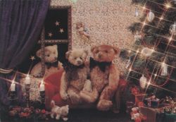 Christmas Fairy Tales with Teddy Bears by Mirja de Vries Postcard