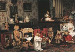Teddy Bear Festival at Kasteel Amerongen 1991, Netherlands Postcard