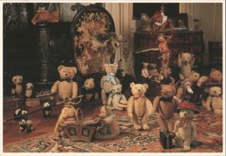 Teddy Bear Festival at Kasteel Amerongen, Mirja de Vries Postcard