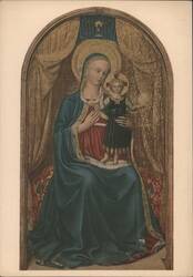 Madonna Enthroned by Fra Angelico, San Marco Museum, Florence Postcard