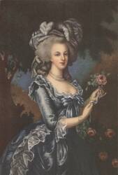 Marie-Antoinette by Madame Vigée-Lebrun, Versailles Museum Postcard